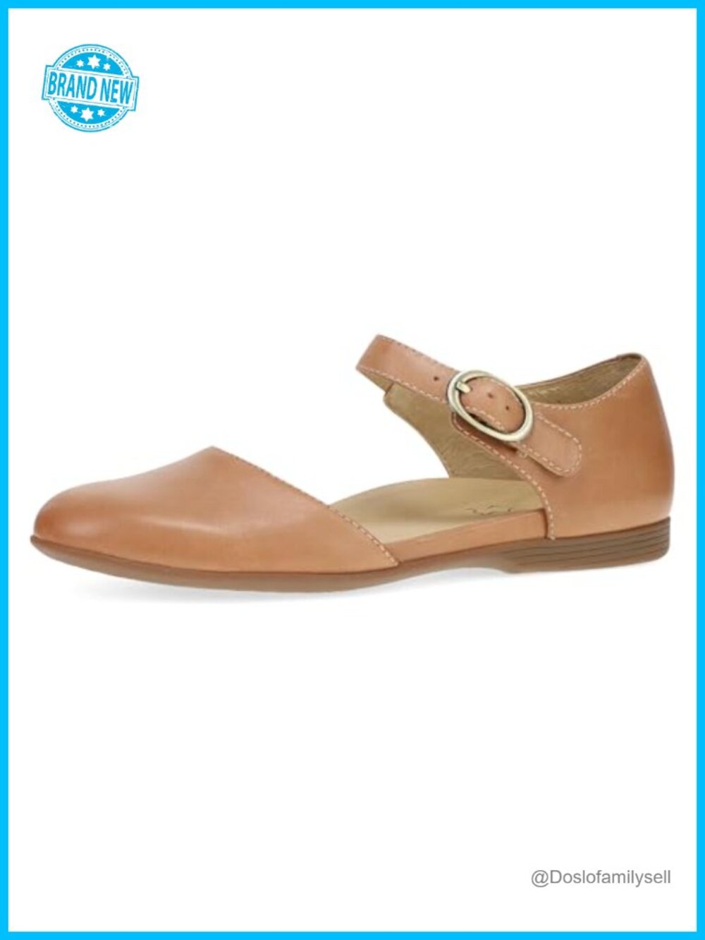 Women's Liv Mary Jane Flat Slip-On Leather Comfort Shoe